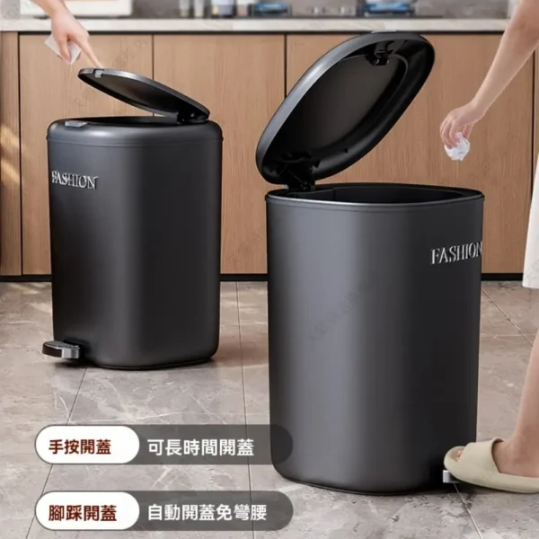 高顔值廚房 衛生間垃圾桶 家用客廳 輕奢高檔 大號大容量帶蓋