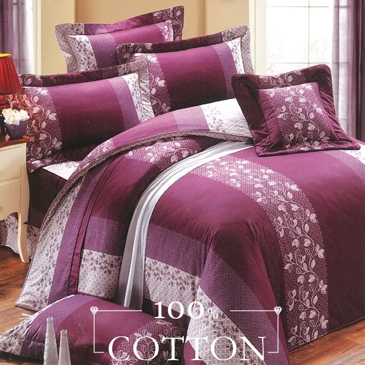 i010008_1516585549 DUYAN 竹漾【幸福晨光】台灣製100%精梳棉雙人加大六件式床罩組微薰舞曲