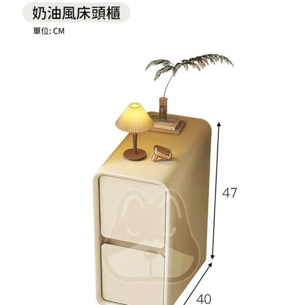 i010011_1741515636 優品星球奶油風床頭櫃 30公分 抽屜櫃 (隙縫櫃 床邊櫃 邊櫃 收納櫃 床頭櫃 衣帽架 窄櫃 沙發斗櫃)